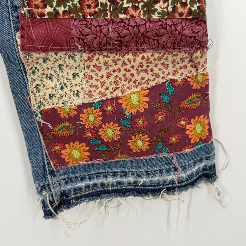 Patchwork Blue Jeans - image 4